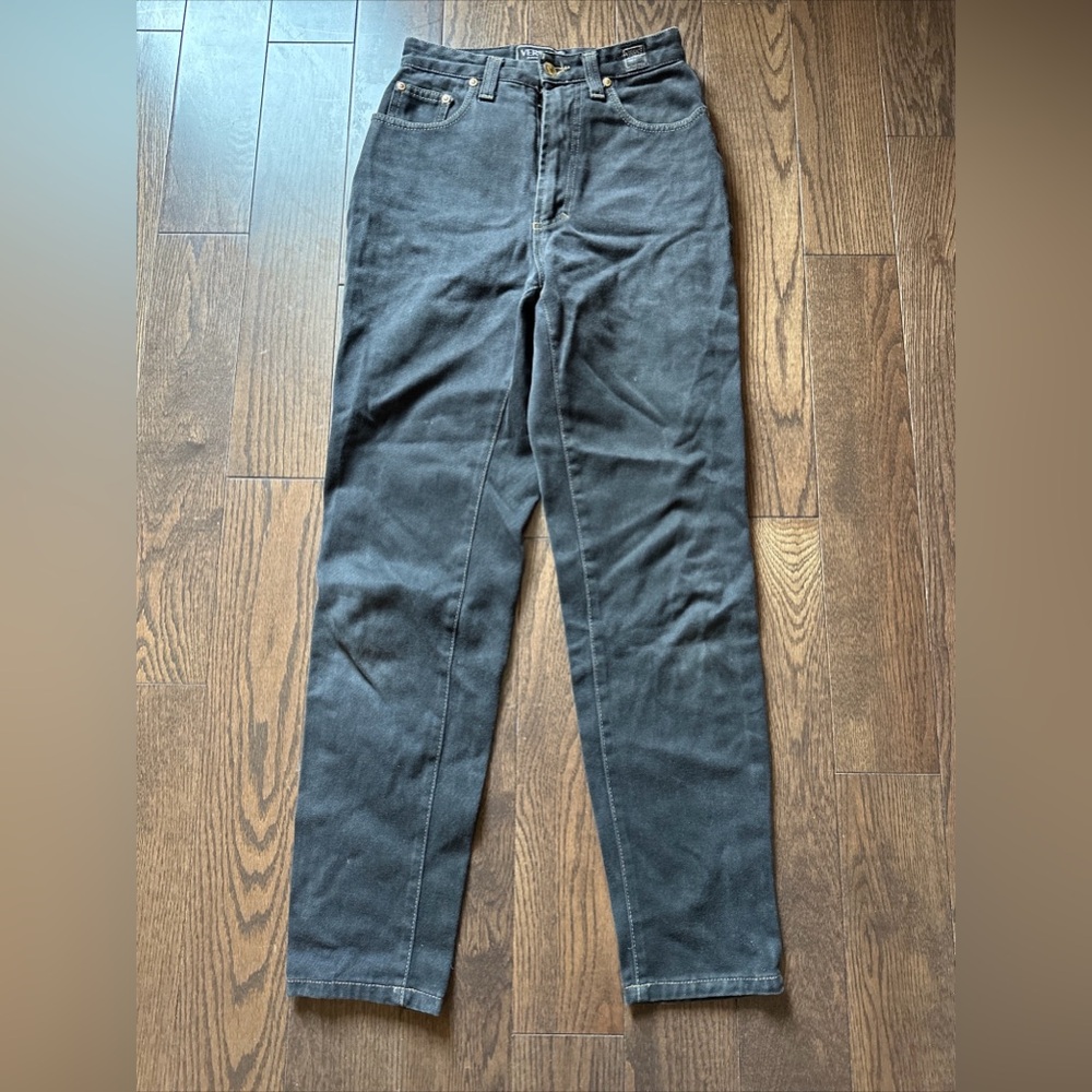 Rare Versace vintage black jeans relaxed fit size 29 GUC